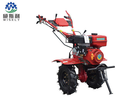 China Sturdy Small Flower Bed Tiller / Rear Tine Garden Tiller With 6L Fuel Tank Capacity supplier